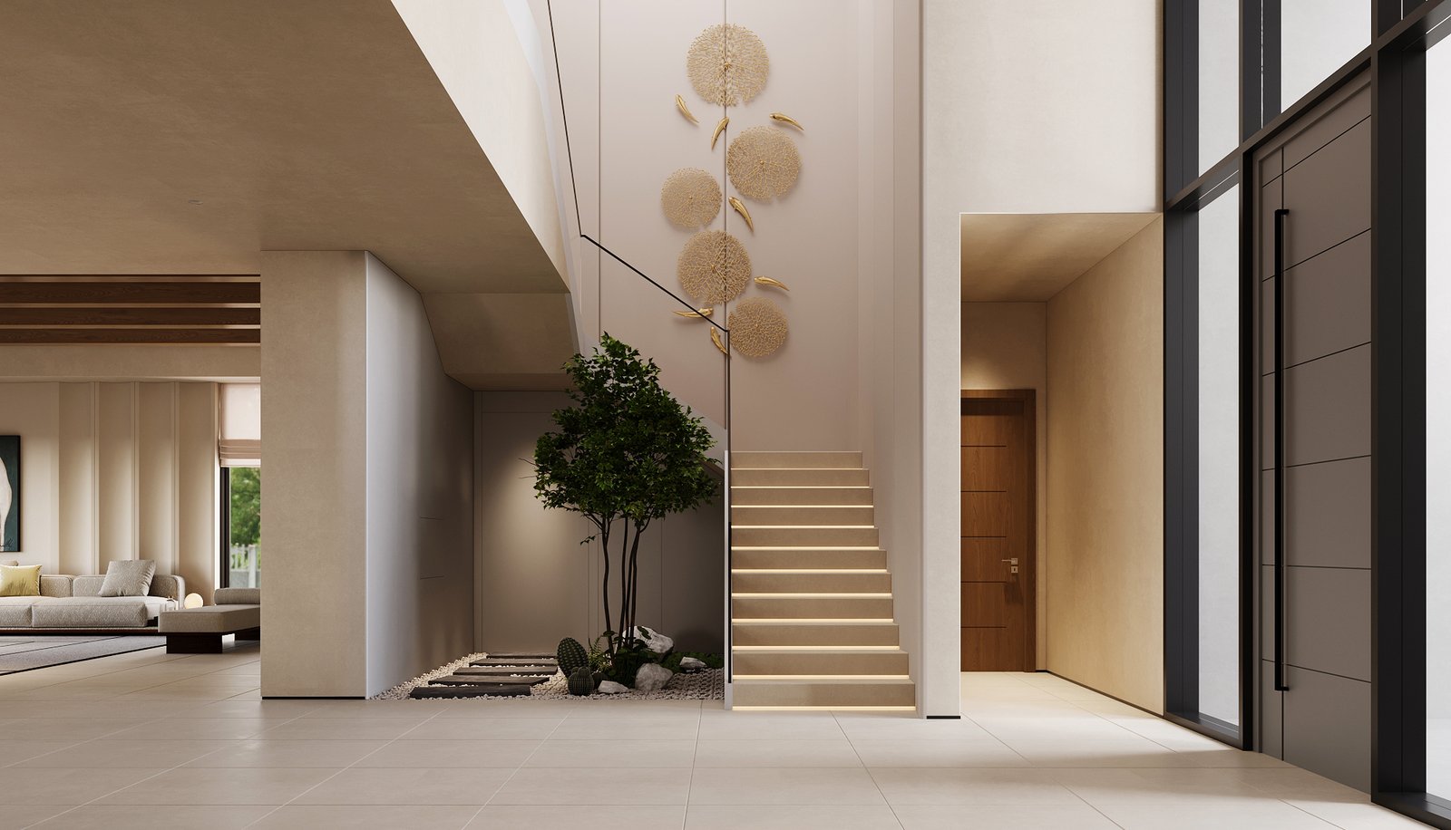 2. STAIRCASE WALL